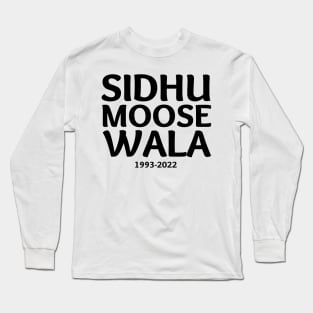 Sidhu Moosewala Legend Long Sleeve T-Shirt